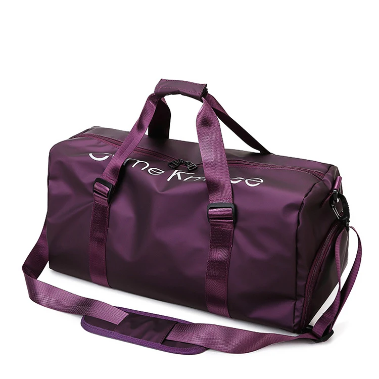 

Multifunctional duffel bag with shoe box gym bag