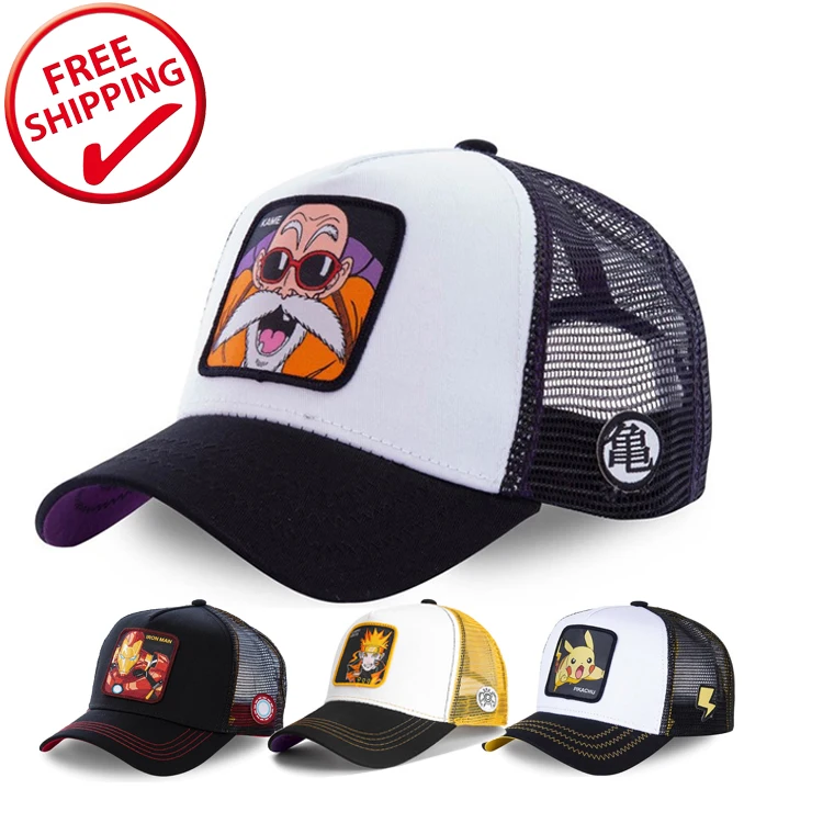 

2021 Hot Sale Hip Hop Dad Mesh Hat Men Trucker Hat Mesh Anime Cartoon Baseball Cap Sports Cap Hat Mickey Mouse, Colorfuls