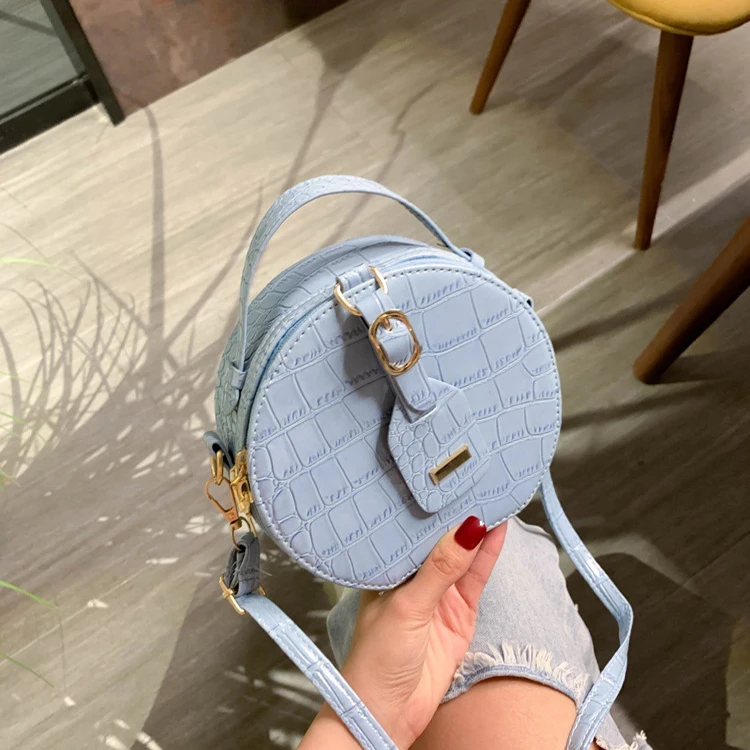 

2021 New Female Round Small Shoulder Handbag Ladies Bags Handbags Women Famous Branded Luxury Designer Bags