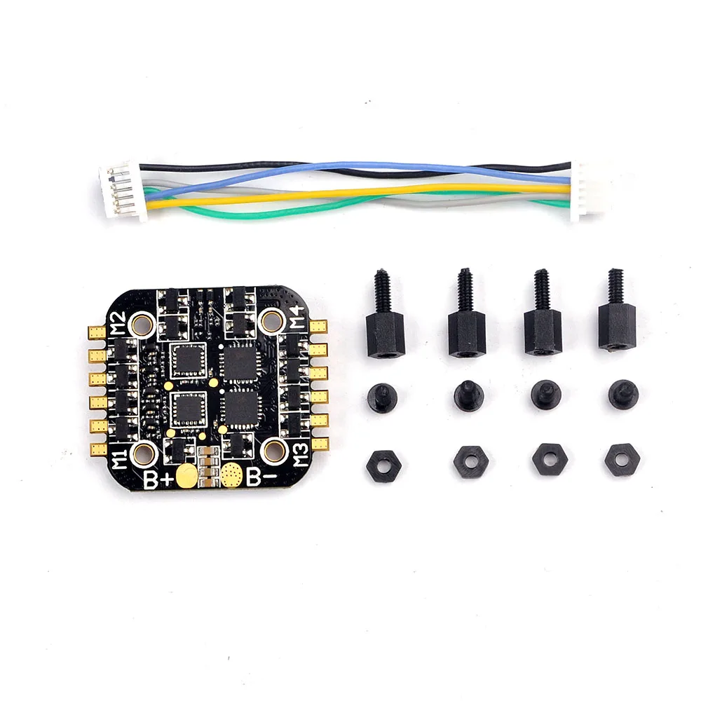 

Super_s BS06D 4 In 1 6A BLHeli_S ESC Support DSHOT 2S LiPo for RC Drone Quadcopter, Picture shown
