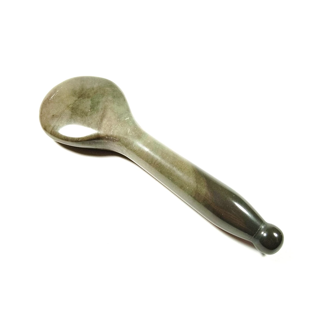 

2021 mookaite jasper skin face beauty equipment scraping spoon guasha tool