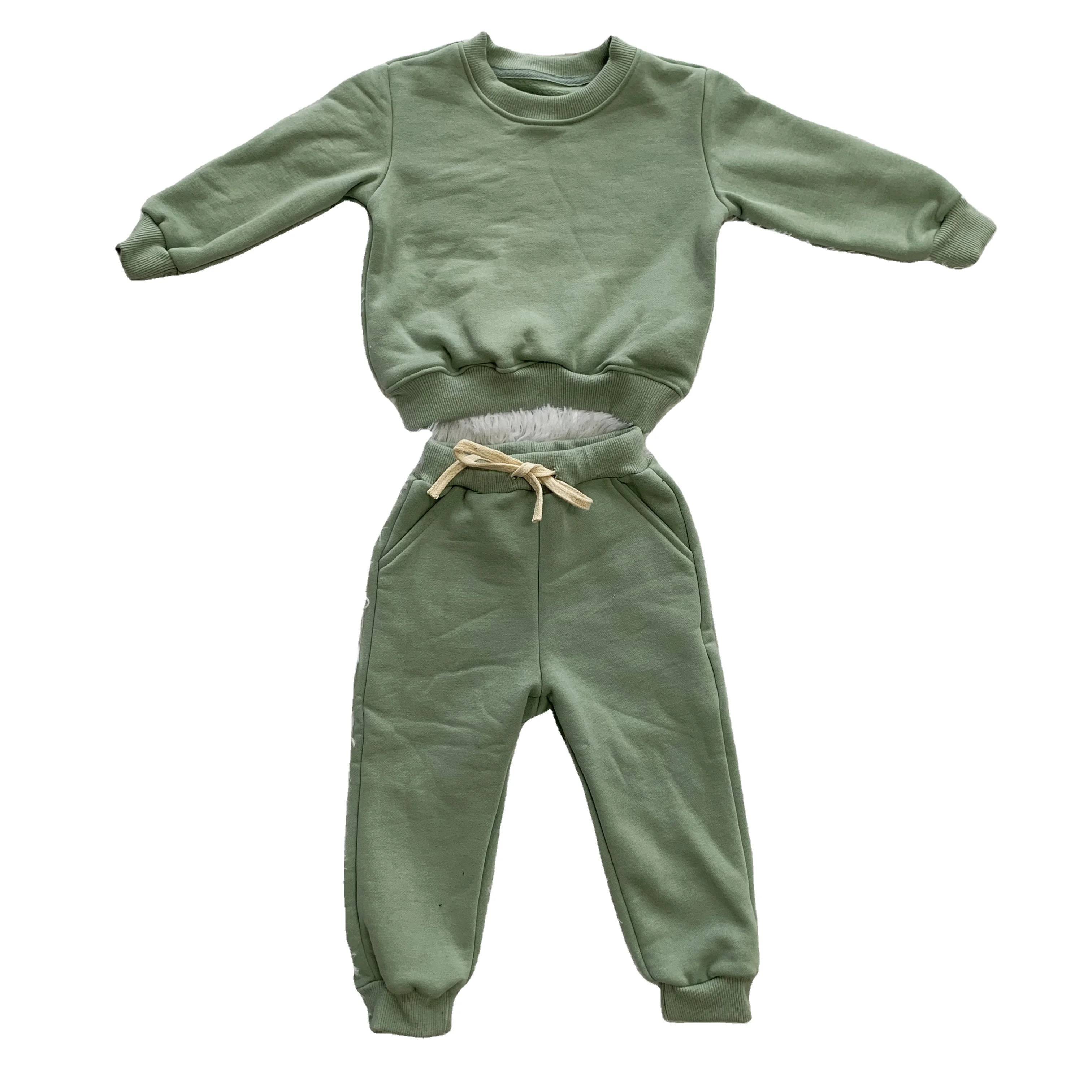 

Winter clothes boys clothing sets tracksuit wholesale kids clothing sweatshirts crew neck pullover, Customized color