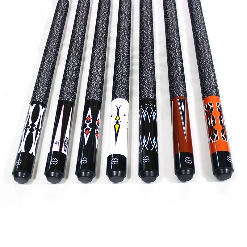 

2022 New Random Selection 13 MM Tip Wrap Thread Grip Butt Billiard Table Snooker Pool Cue Stick For Sale