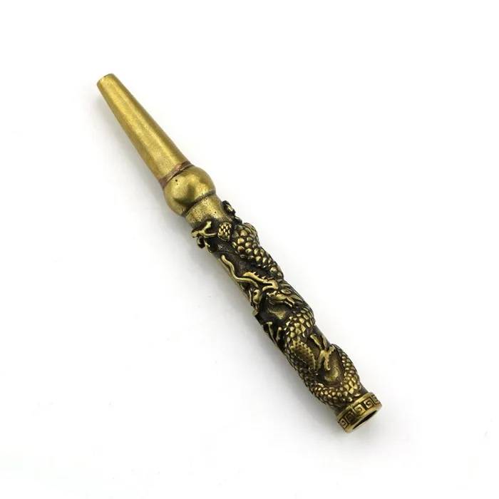 

Tobacco Pipe Creative Smoking Pipe Smoking Accessories Vintage Brass Smoke Dragon Cigarette Holder Fillter