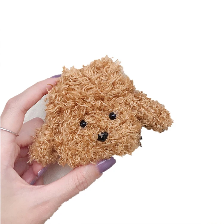 

Fluffy Earphone Case for AirPods Case Plush Dog Animal Design Case For Apple Air Pods Pro