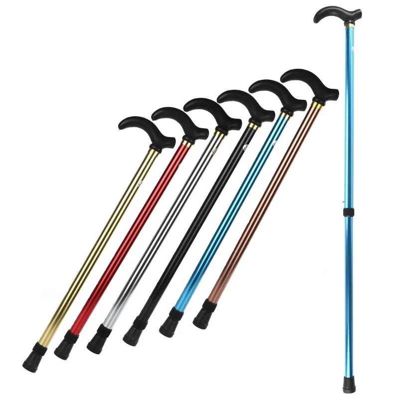 

Good Price Outdoor Adjustable Trekking Stick Lightweight Aluminum Canes and Walking Sticks, Optional