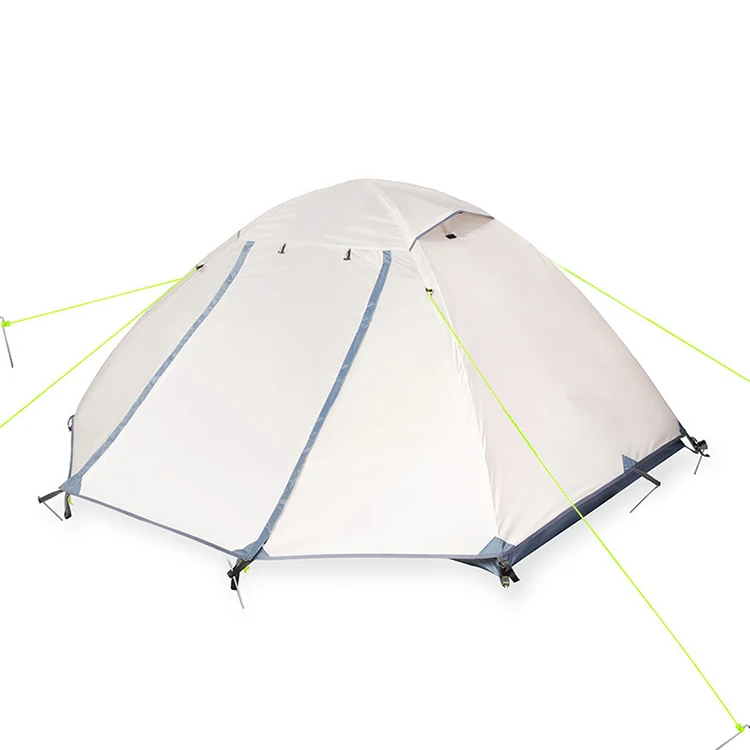 

3 Person Double Layer Aluminum Pole Tent camping tent 3 persons outdoor Cotton Canvas Family outdoor tents, Customized color