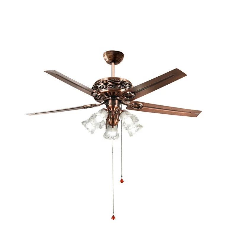 Brushed Nickel Ceiling Fan Compact Contemporary Chocolate