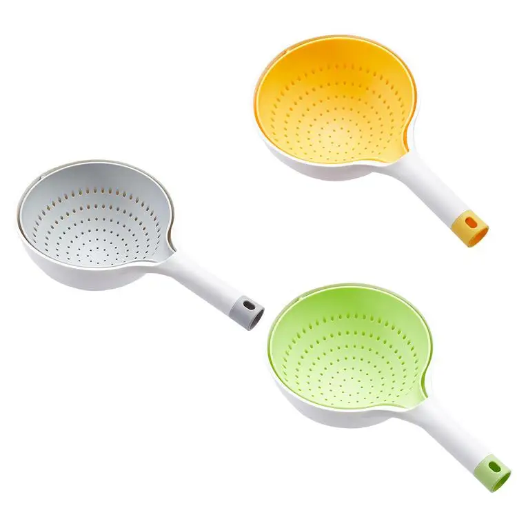 

Double-layer kitchen sink hollow drain basket household washing fruits and vegetables creative water filter plastic basket