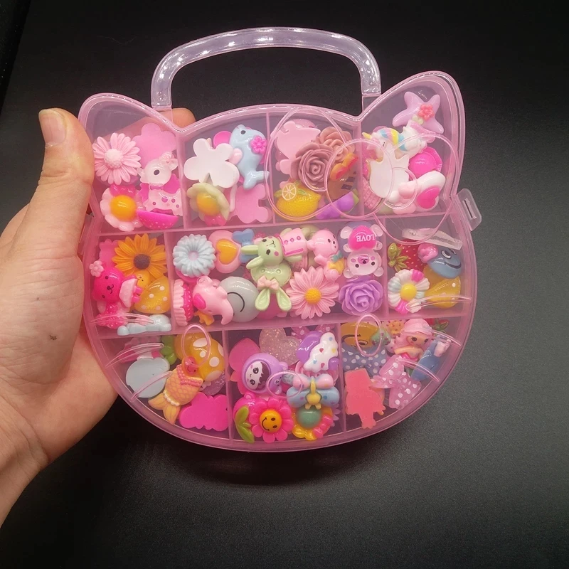 

Nail Art Charms 3D Nail Rhinestones Decorations Kawaii Accessories Candy Cartoon Bear Sunflower Manicure Accessories