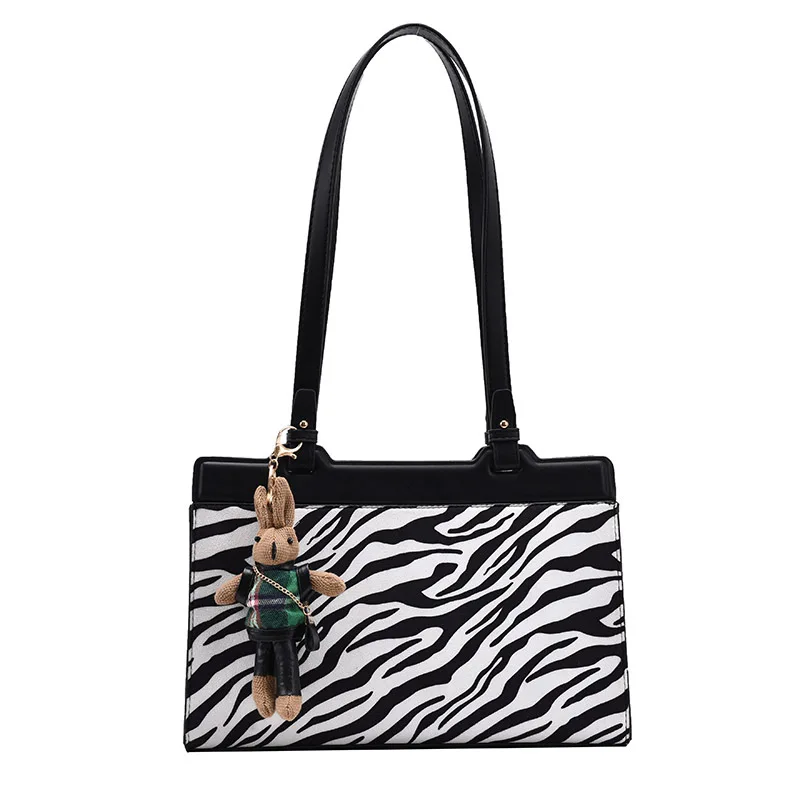 

2021 pu leather printed women luxury designer hand bags