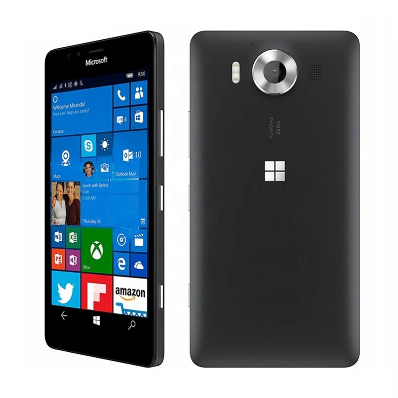 

Original for Nokia Lumia 950 Unlocked 5.2 Inch 32GB ROM 3GB RAM 20.0MP Hexa Core Windows Mobile NFC FDD Touchscreen Mobile Phone