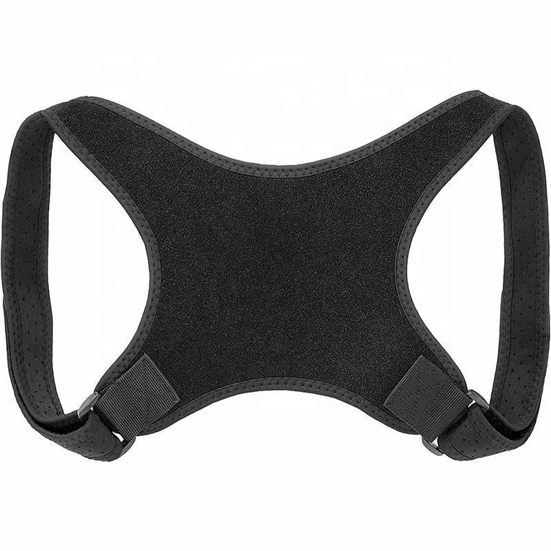 

Back Posture Corrector Position Correction Brace Support Back Belt Adjustable Comfortable for Man Women, Black color