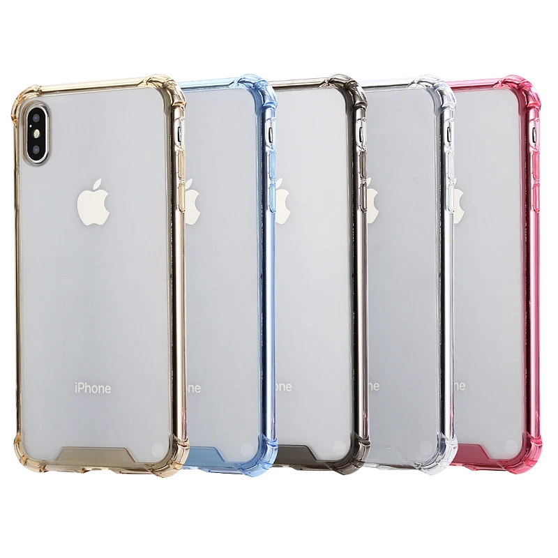 

Air Bag Super Anti-knock Clear Transparent Hard Back Cover Heavy Duty Shockproof Case for iPhone X XS MAX XR 11 12 13 Pro Mini