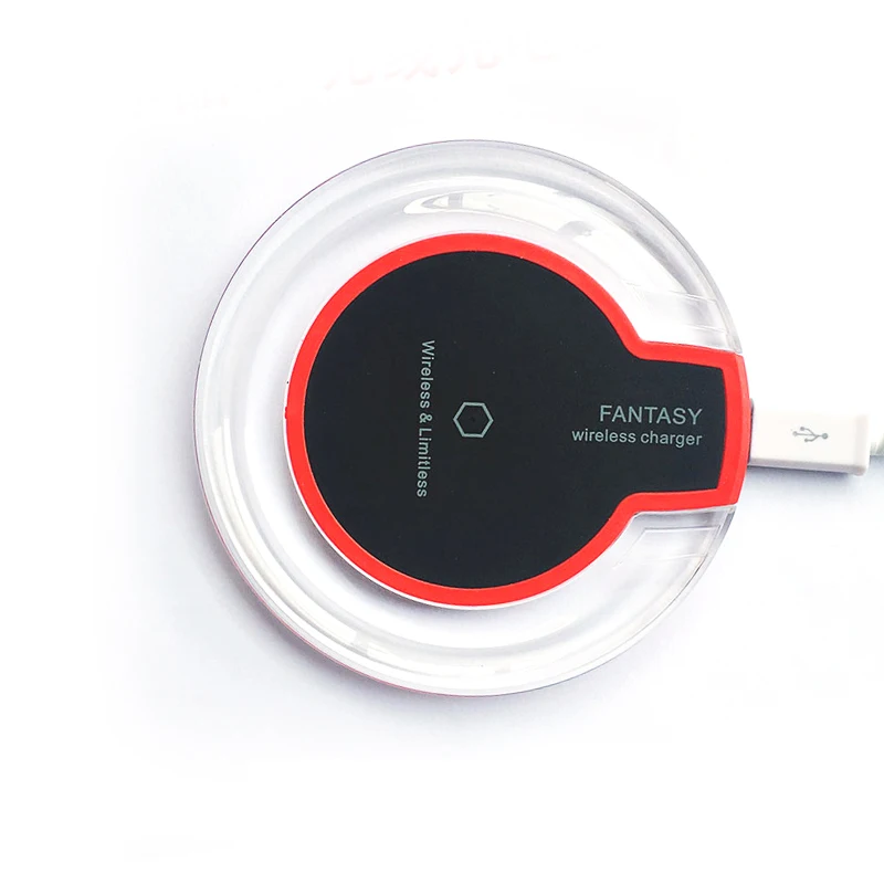 

2021 Universal Qi wireless charger New Ultra-Thin 5W K9 Wireless Charging for iphone UUTEK