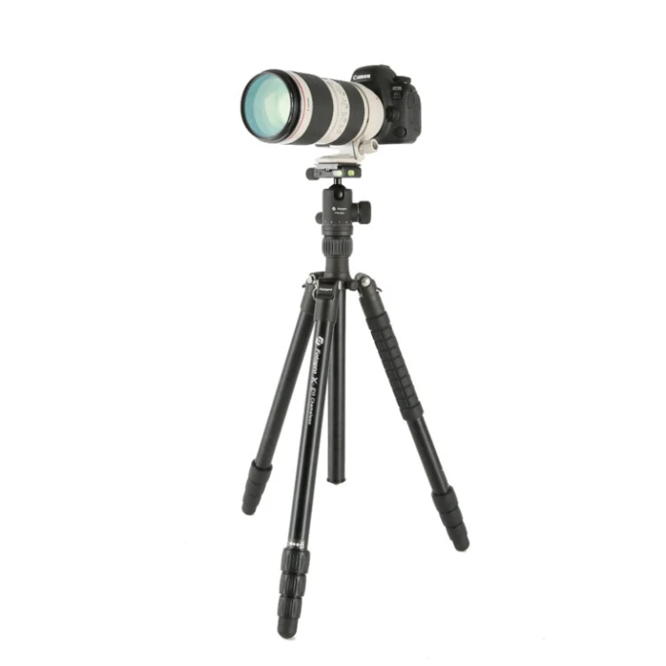 

China Manufacture Fotopro X-go Chameleon E Collapsible Aluminum Camera Tripod with Dual Action Ball Head