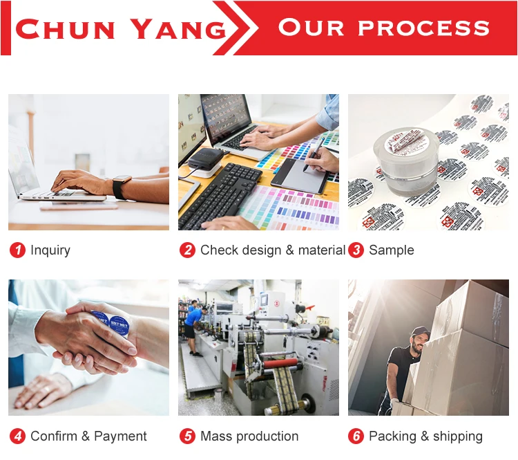 Silver foil sticker PE for medical product