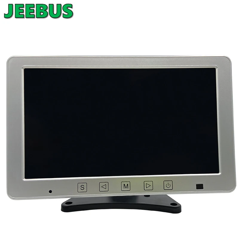 Auto Car Monitor10.1 Inch AHD 1080P IPS Screen 4Channl Video Recording with MP5 for Bus Truck Reverse Rearview Digital Monitor