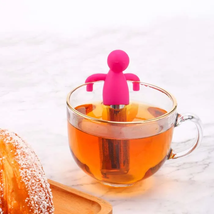 

Creative Silicone Tea Strainer Stainless Steel 304 Tea Drain