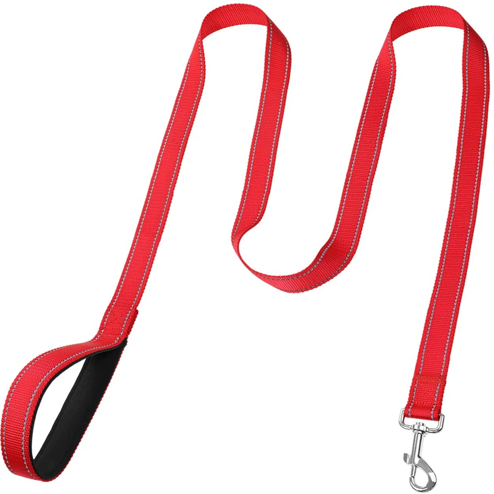 

3.6FT Durable No Pull Strong Outdoor Sports Climbing Rope Lead Reflective Pet Dog Leash with Comfortable Handle, Customized color