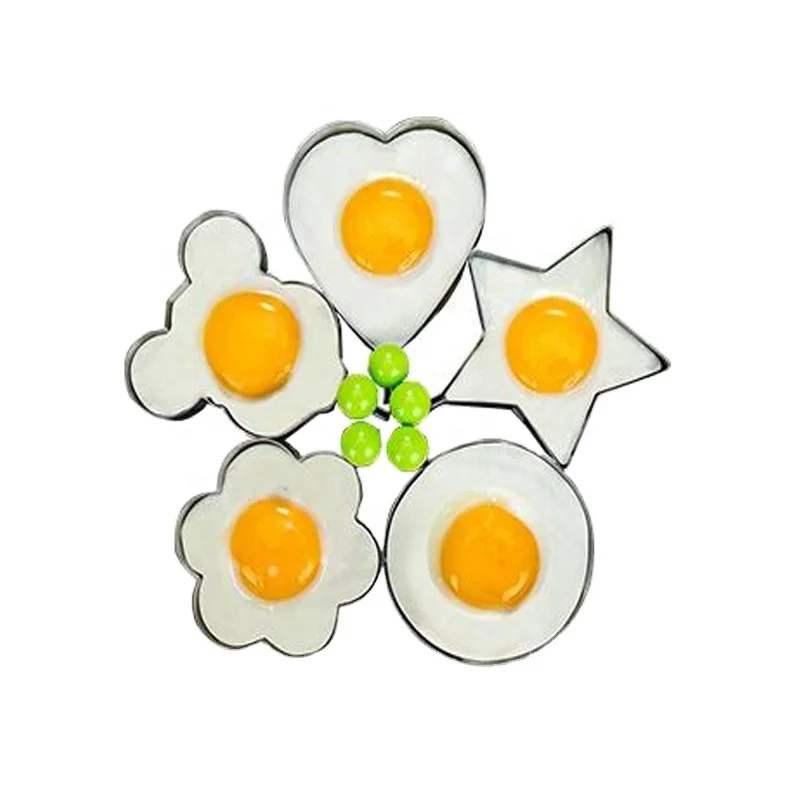 

Stainless Steel Mold Five Shapes Biscuits Fried Mold Mold Kitchen Tools