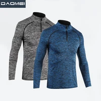 

Custom Blank Slim Shirts Men Sport Long Sleeve T Shirt Quick Dry Outdoor Jogging T-shirt Gym Tops Wholesale Sportswear