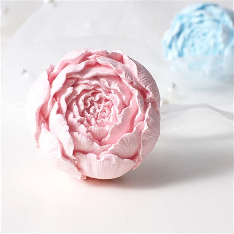 

Pink Peony Shaped Decoration Scented Ceramic Car Aroma Stone Fragrance Oil Diffuser Air Freshener