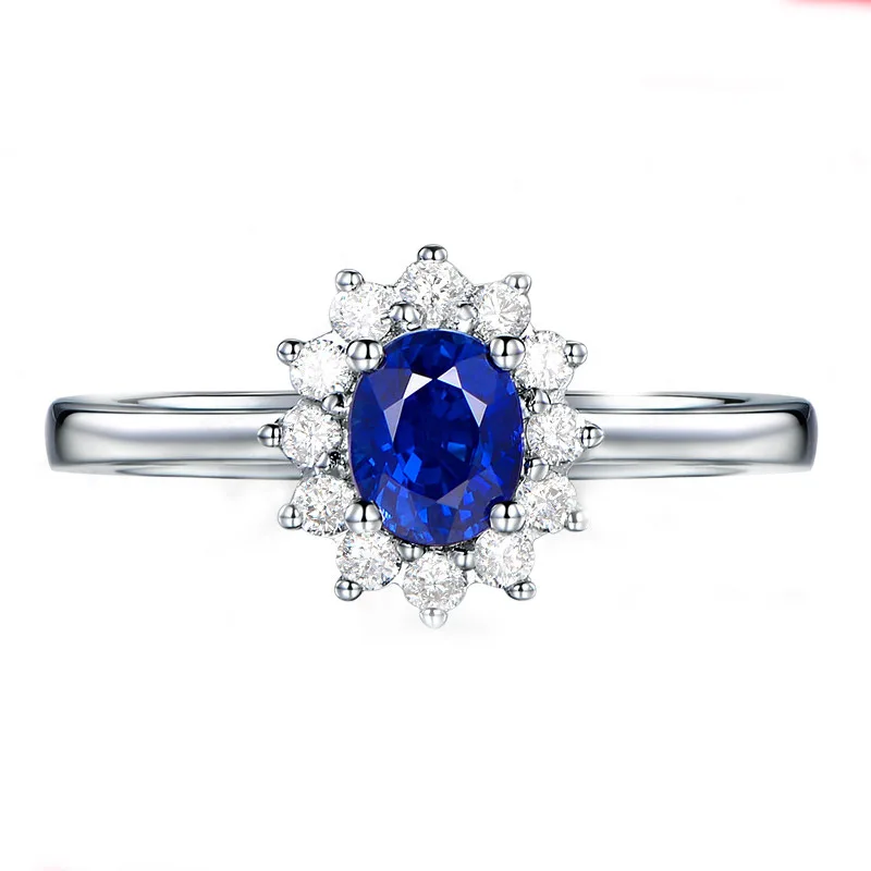 

2021 Factory wholesale custom Women's Engagement Silver fashion women finger ring stone design, As shows