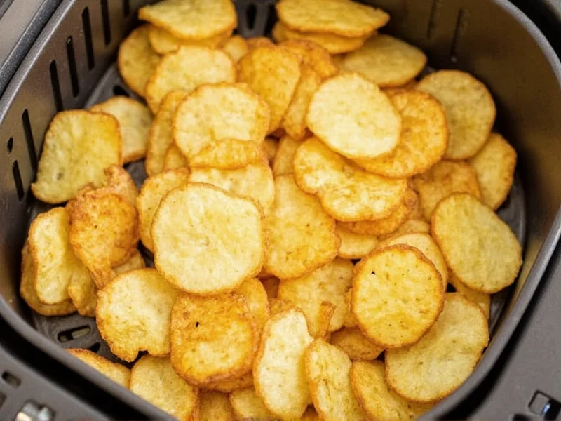 homemade potato chips in air fryer