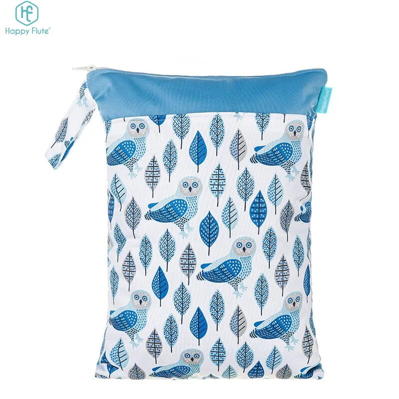 

Happyflute new design waterproof wet bag PUL print bags for baby diapers, Colorful