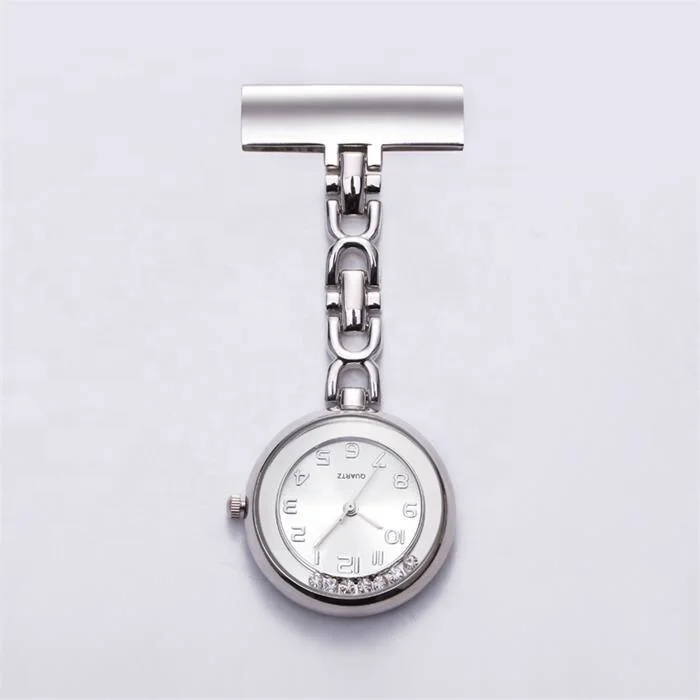 

Wholesale Pocket Watch Waterproof Nurse Fob Watch with Brooch