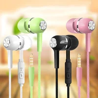 

Heavy Bass Earphone Call With Mic Stereo In-ear Earbud Headphones Multi Colors