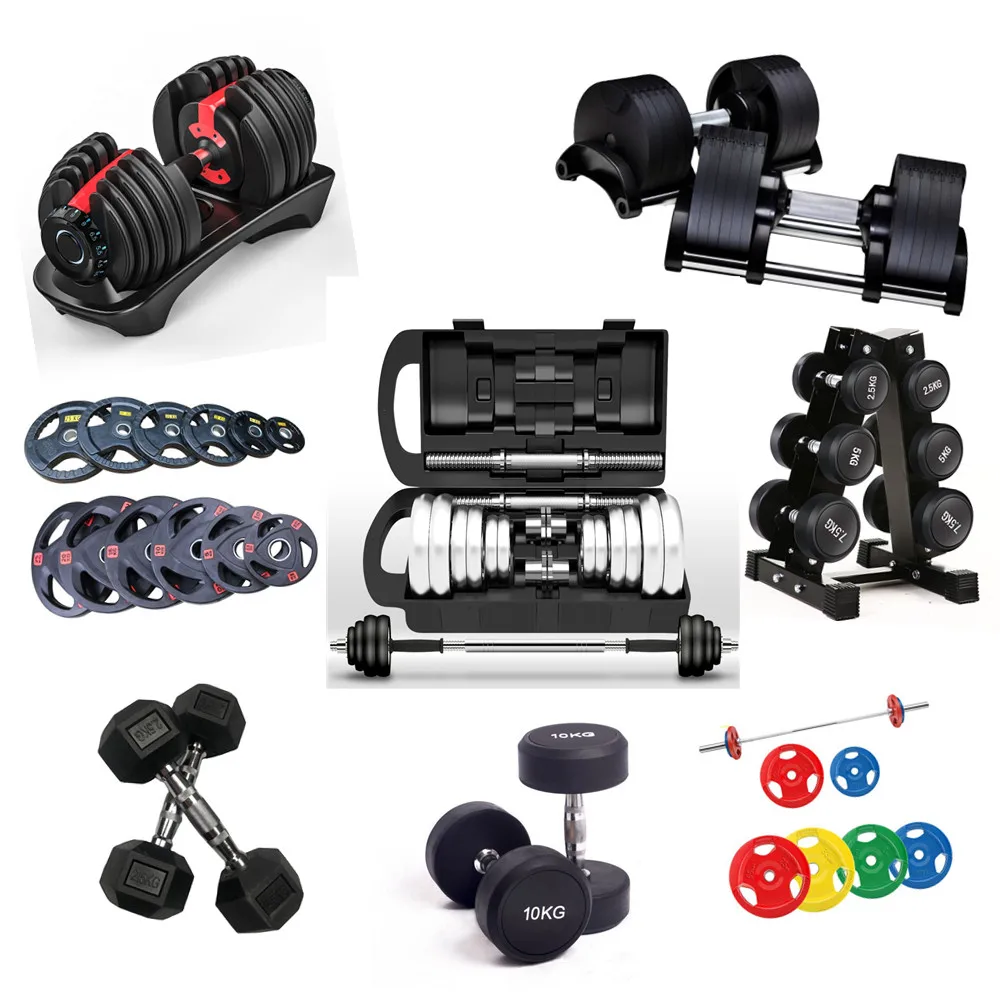 

Cheap Exercise Gym Equipment Adjustable Dumbbell Set Dumbbells Buy Online Weight Lifting, Black