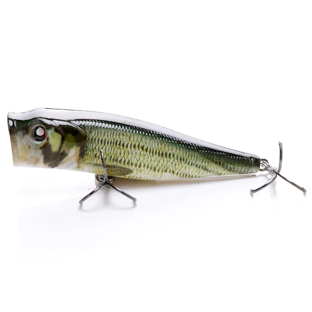 

8.5cm13.5g Japan Floating Popper Pencil Wobblers Top Water Popp hard Fishing Lure, As picture