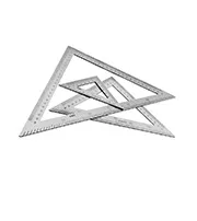 Stainless steel triangle ruler