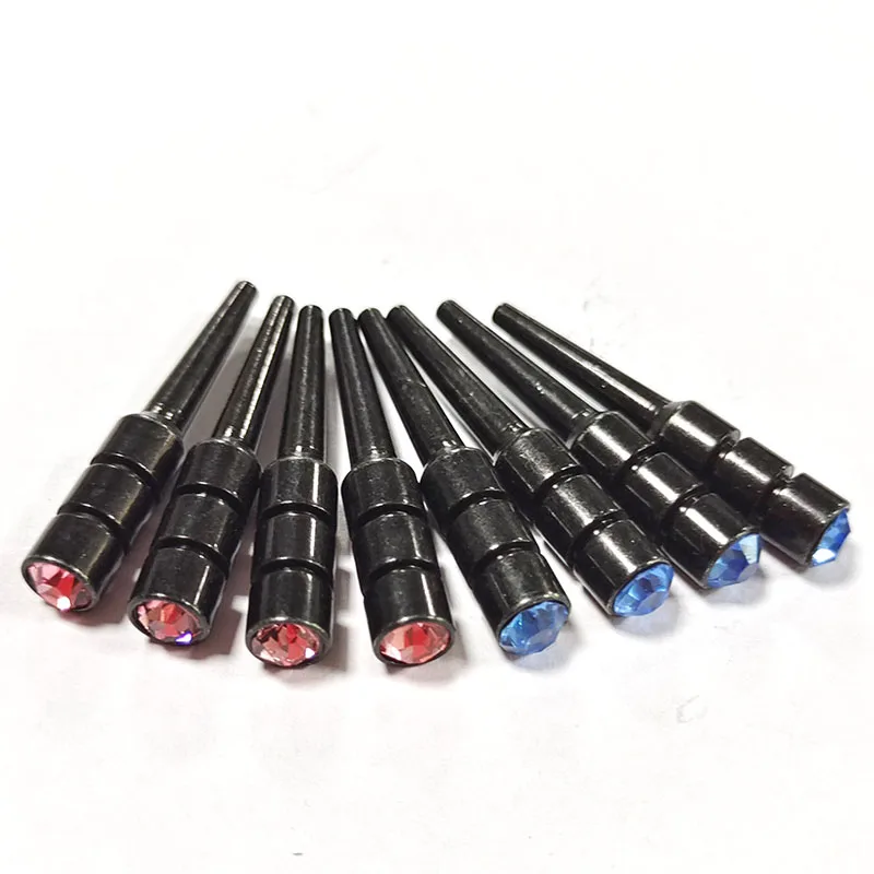 

New 6 Color Transparent Crystal Cribbage Pegs Traditional Board Games Metal Cribbage Pegs for 1/8'' Black Cone Design, Black, red, pink, blue, purple, lake blue, green, white