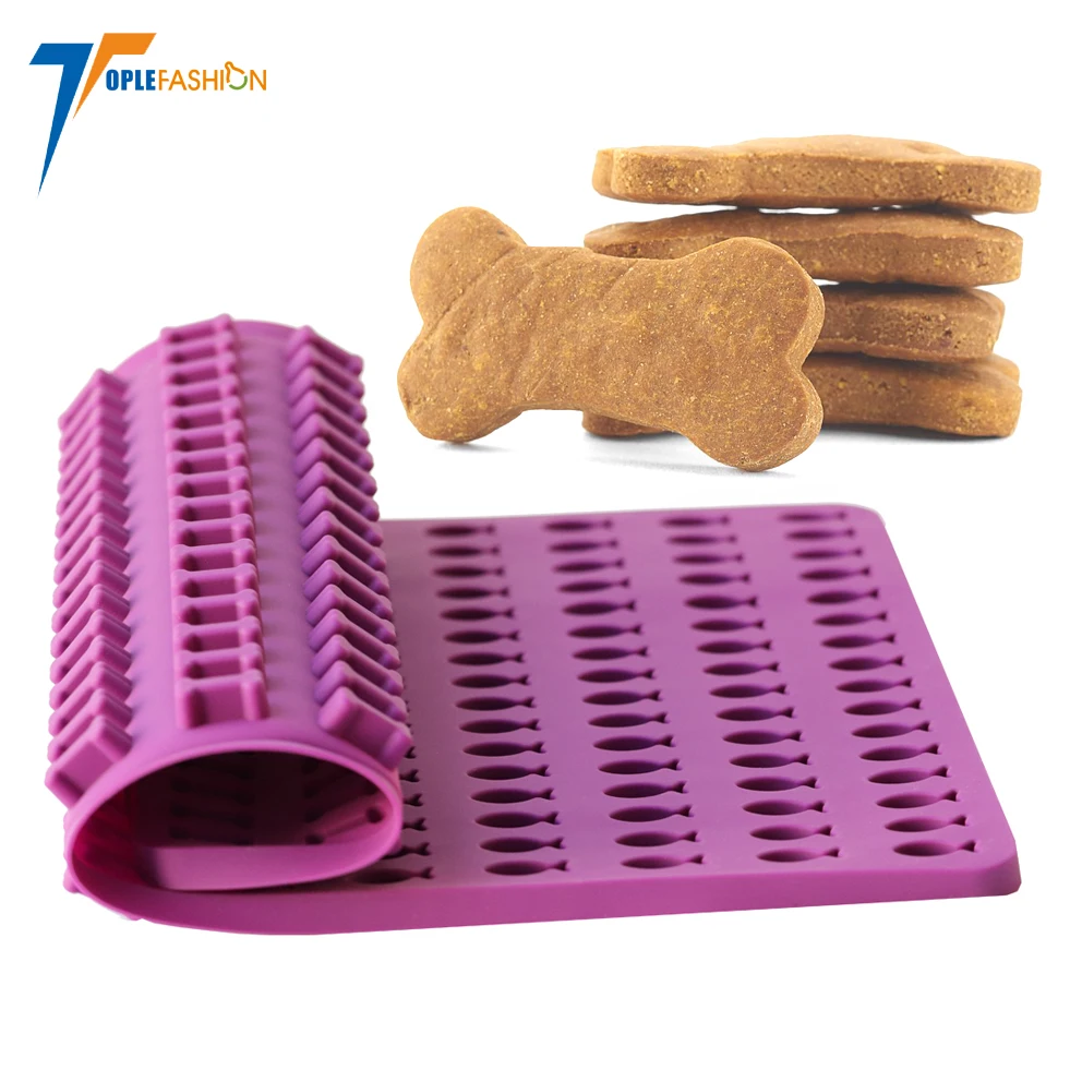 

BPA Free platinum Food grade silicone Bone Baking shaped mold or Dog Biscuits and dog Treats molds custom made, Customized color