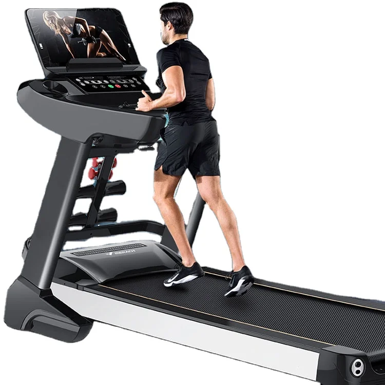 

HOT SALE Multifunctional fitness smart treadmill 10.1/15.6 inch Color Screen WiFi motorised treadmill