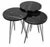 mdf material marble surface nesting coffee table small table