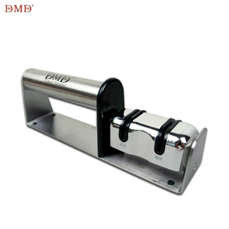 

DMD Stainless Steel Handle Sharpener coarse/fine grinding Kitchen Tool Attachment Diamond Sharpening Device