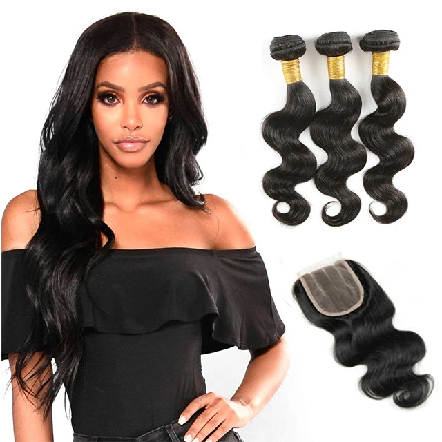 

Free Shipping Mink Body Wave 4x4 Lace Closure, 100 Virgin Brazilian Human Hair HD Transparent Lace Closure