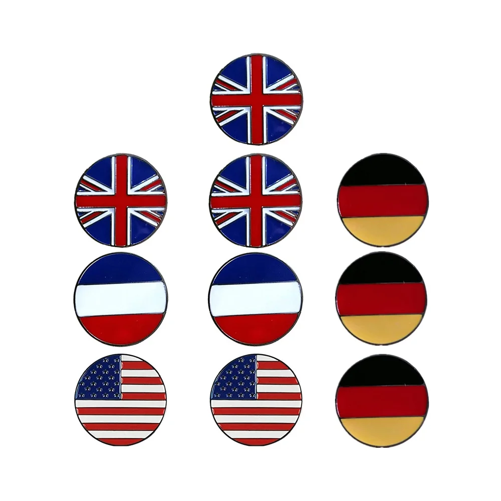 

Custom Country Flag Shape Divot Tool Ball Marker Combo Divot Ball Marker, Customized color
