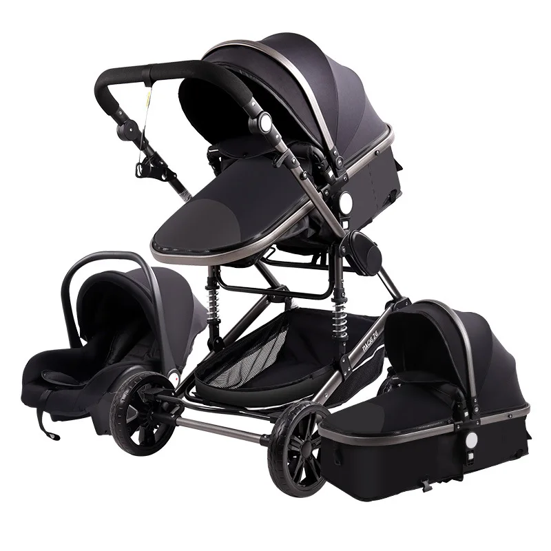 

2020 leather travel cheap baby strollers with car seat /buy 3 in 1 strollers walkers carriers /luxury pram icarrinho de bebe