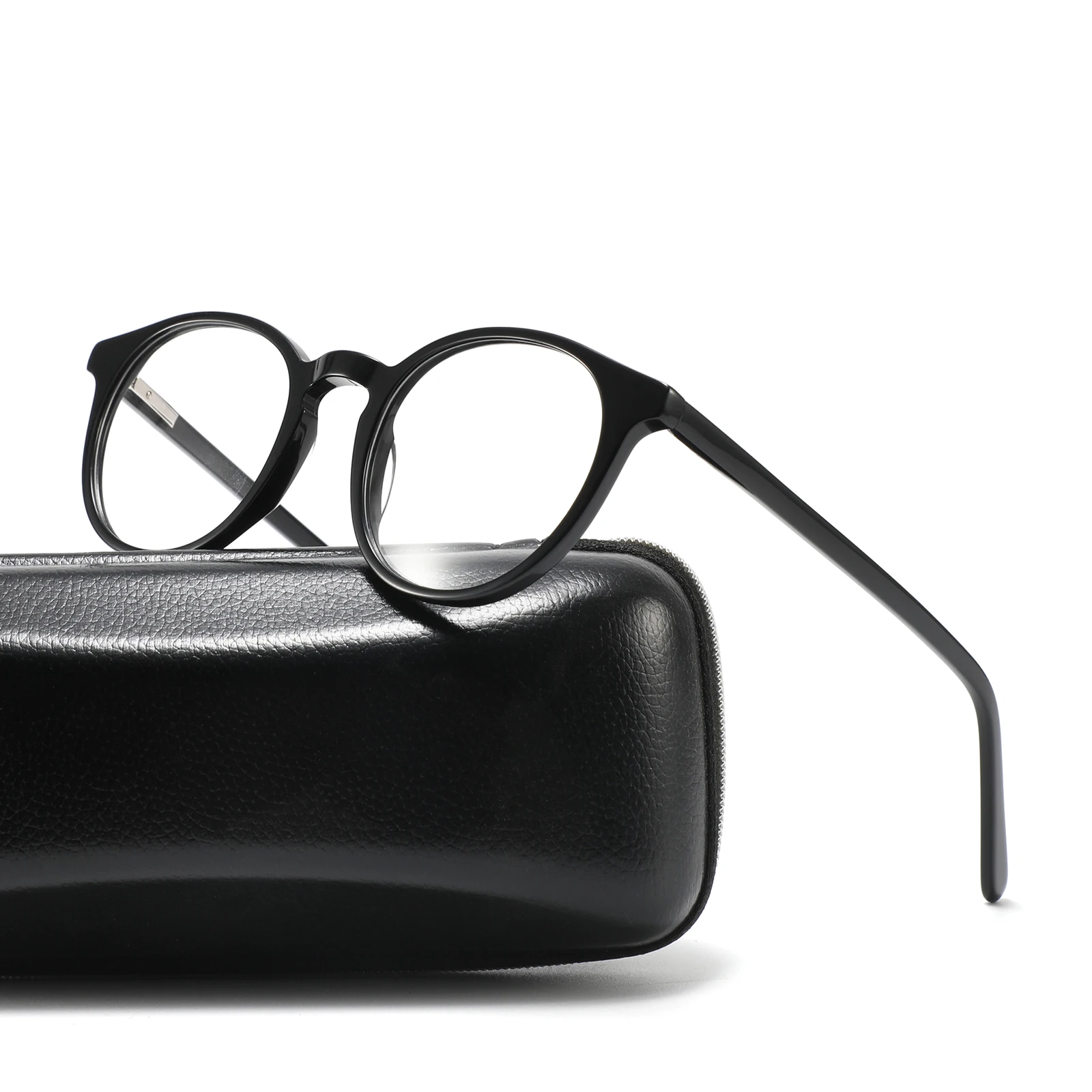 

vintage round black glasses acetate eyeglasses frames eyeglasses, Custom colors