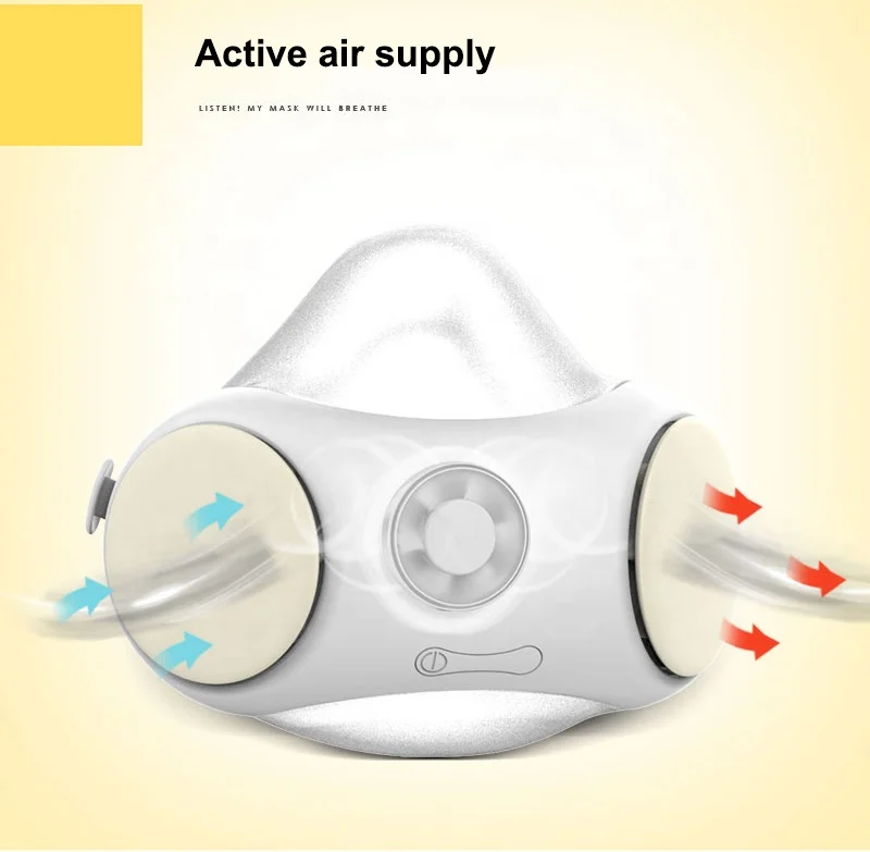 
2020 Reusable Smart N99 Electric Children use wearable air purifier Anti-virus better than N95 masking 
