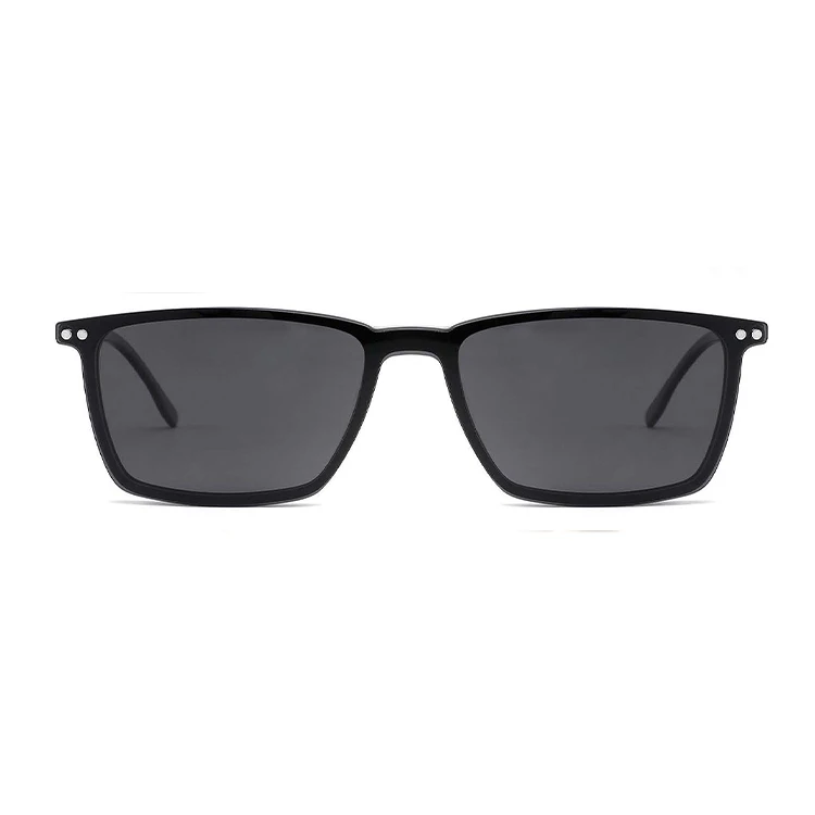 

Fashion unisex acetate clip on eyeglasses optical frames magnet sunglasses in stock