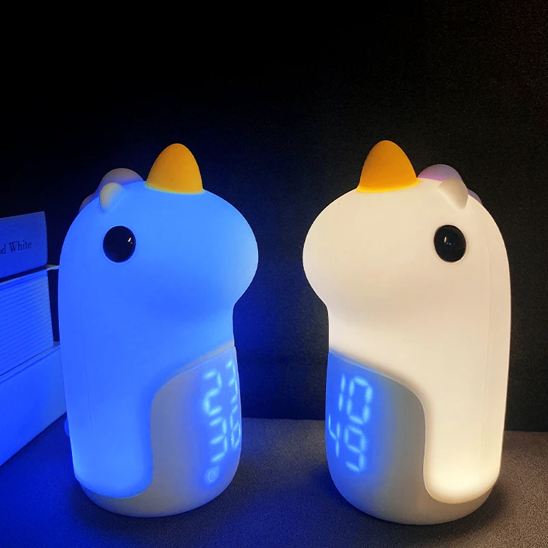 

LED night light RGB cartoon LED night light touch shot USB rechargeable unicorn night light Christmas gift home decoration