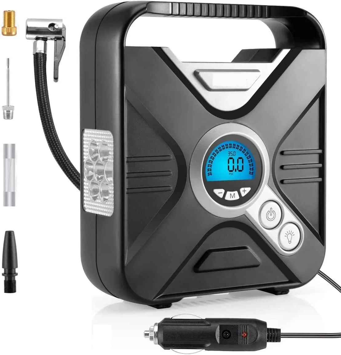 Car Pump Hand Portable Charger Pressure Car Tyre Pump Balloon Toy Bike