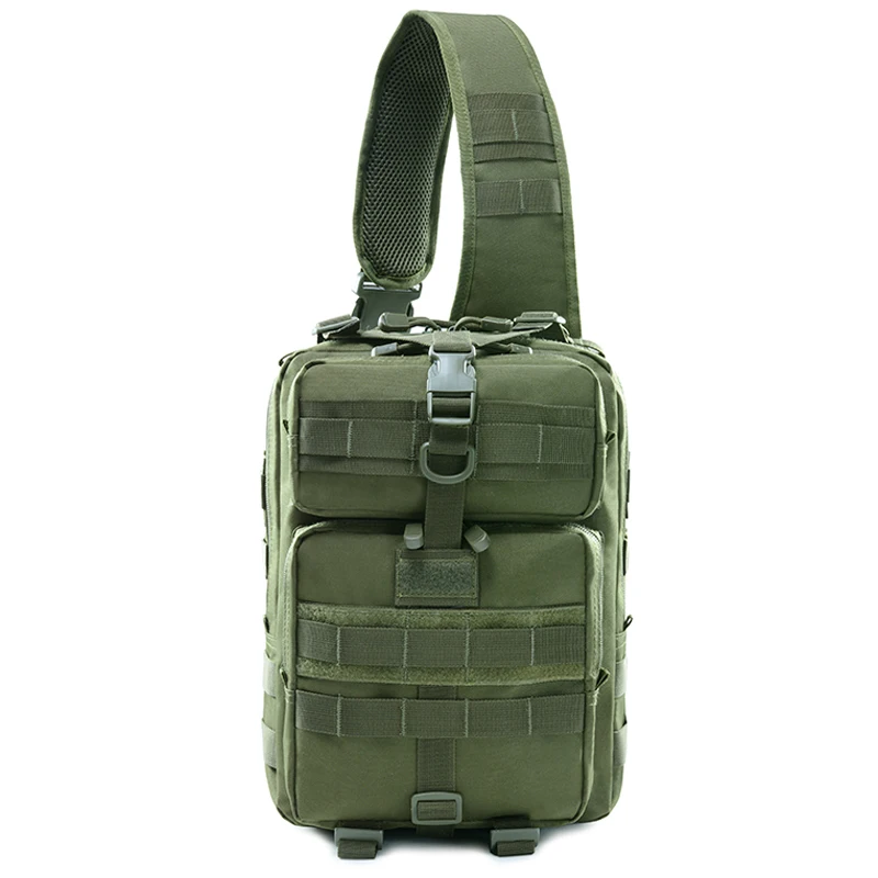 

LUPU High Quality 3P Military Tactical Chest Bag Molle Tactical Sport Crossbody Bag Waterproof Shoulder Sling Bag, Multi