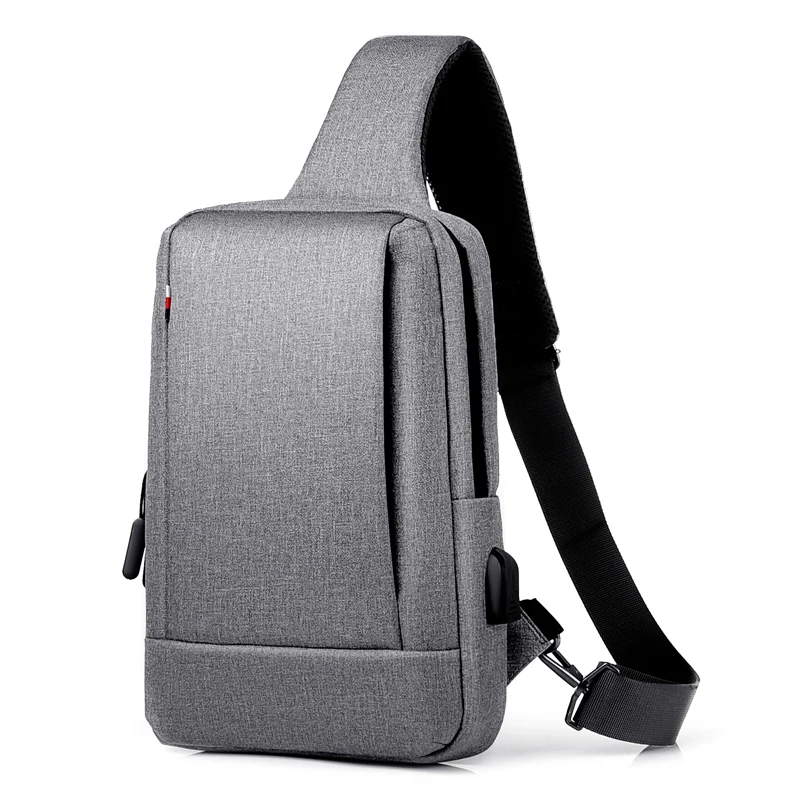 

Colorful Chest Bag Custom Waterproof Crossbody Camera Sling Bag, Black